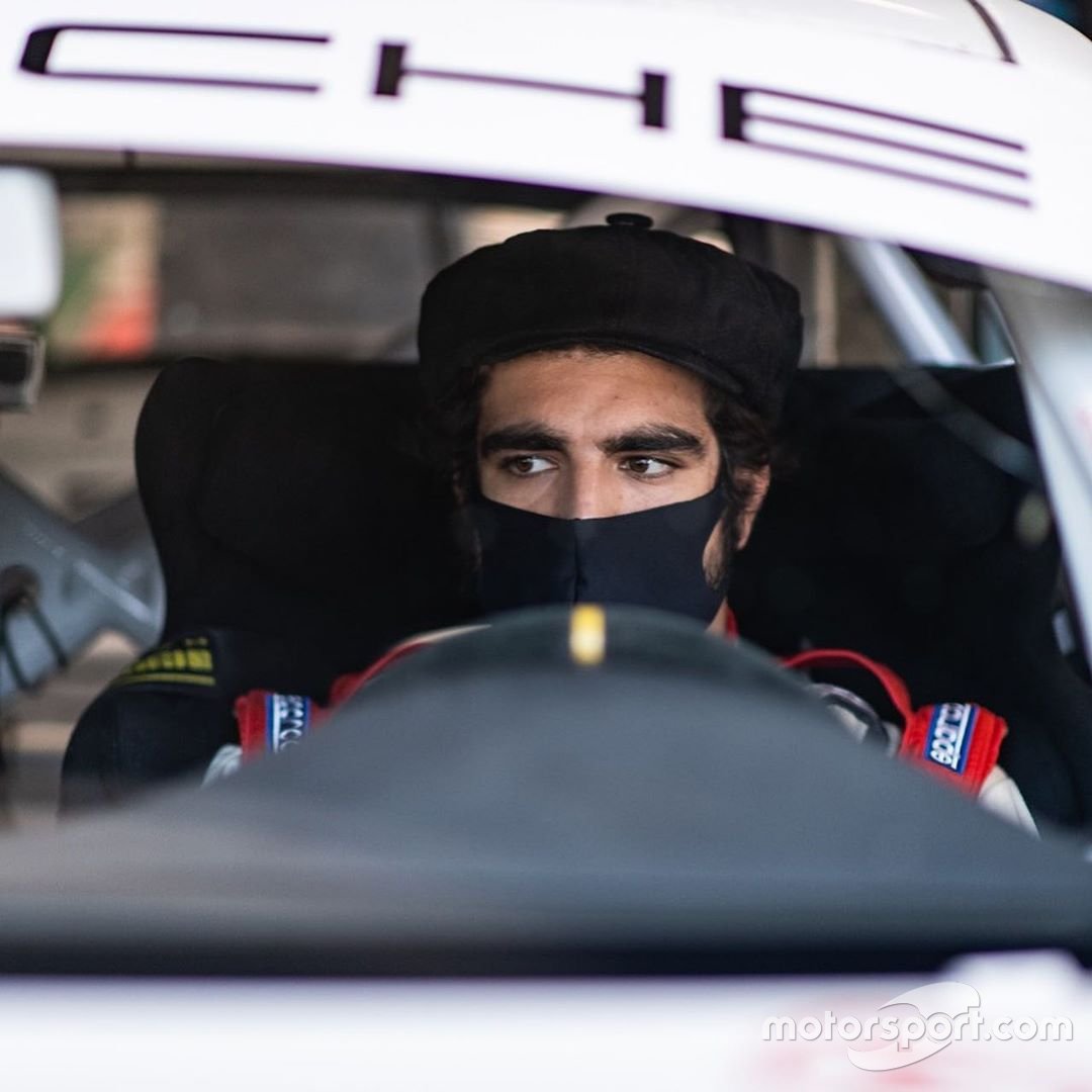 Caio Castro em treino da Porsche Cup