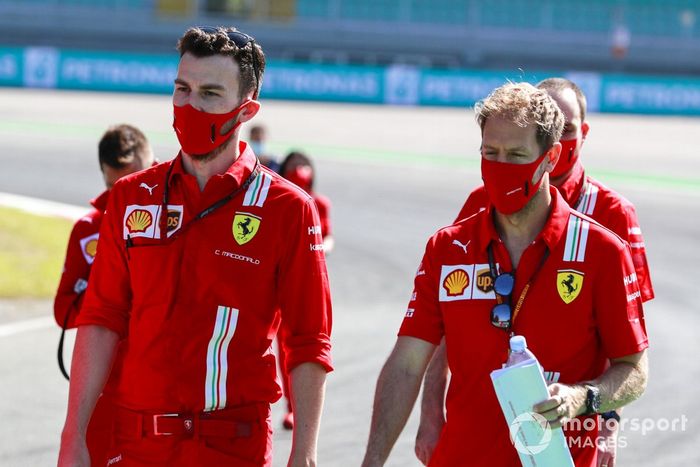 Sebastian Vettel, Ferrari, recorre la pista
