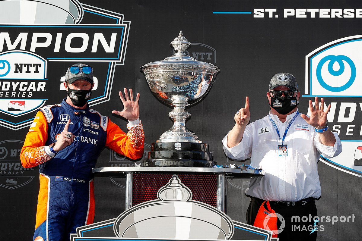 2020 Champion Scott Dixon, Chip Ganassi Racing Honda