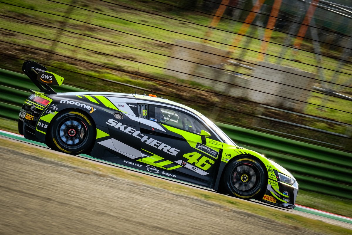 #46 Team WRT, Audi R8 LMS Evo II GT3: Nico Müller, Frédéric Vervisch, Valentino Rossi