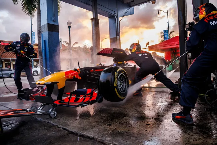 El Red Bull Racing RB7 en Florida