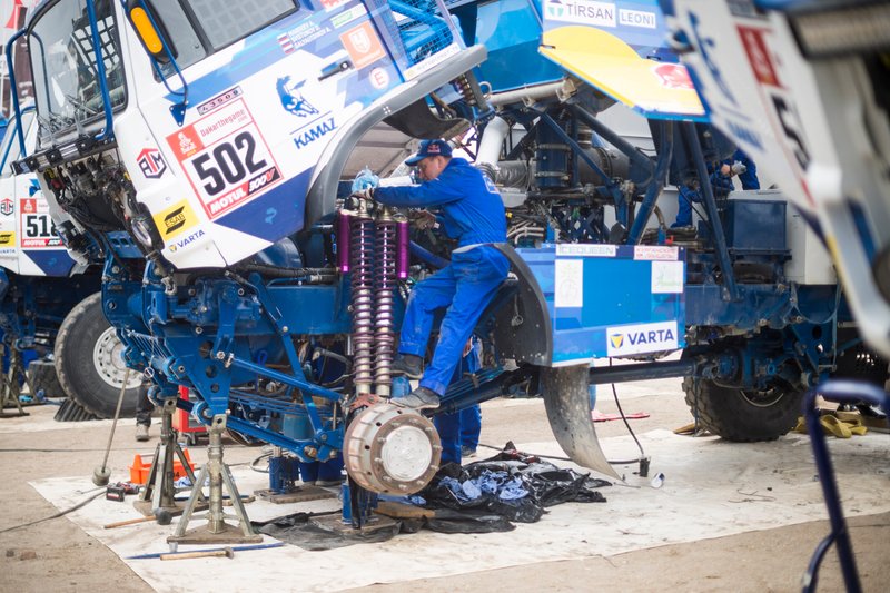 Mecánicos de Kamaz