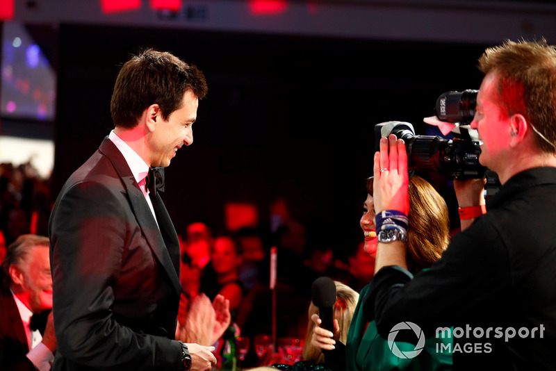 Toto Wolff with Louise Beckett