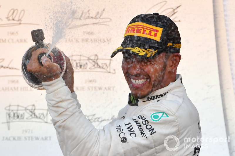 Racewinnaar Lewis Hamilton, Mercedes AMG F1