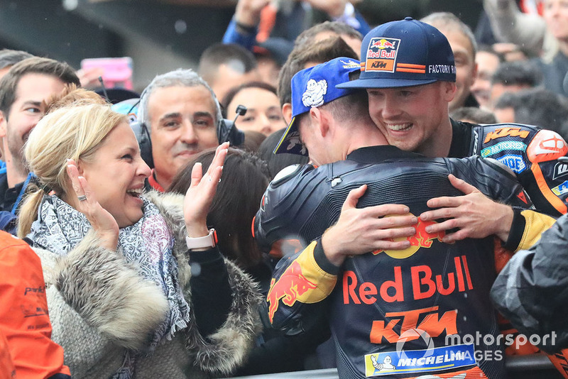 Il terzo classificato Pol Espargaro, Red Bull KTM Factory Racing, Bradley Smith, Red Bull KTM Factory Racing