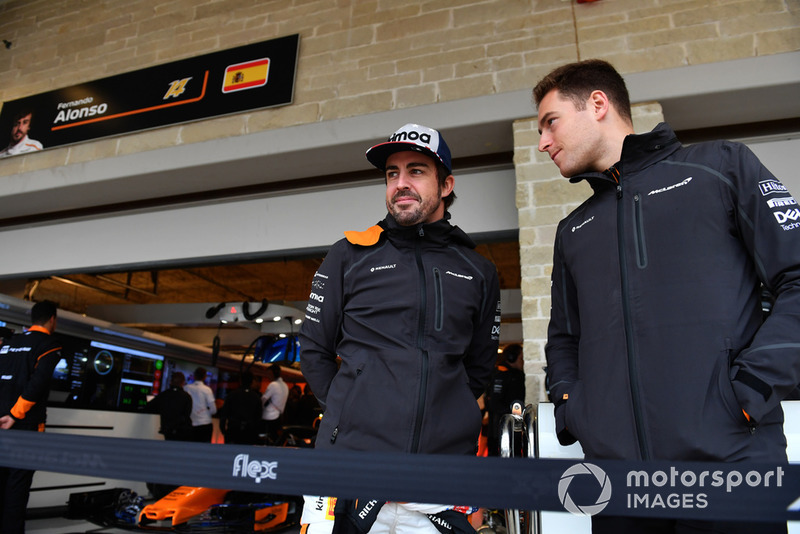 Fernando Alonso, McLaren y Stoffel Vandoorne, McLaren