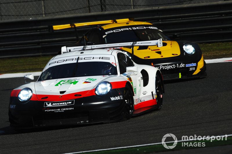 #92 Porsche GT Team Porsche 911 RSR: Michael Christensen, Kevin Estre 