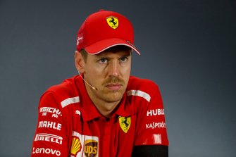 Sebastian Vettel, Ferrari in Press Conference