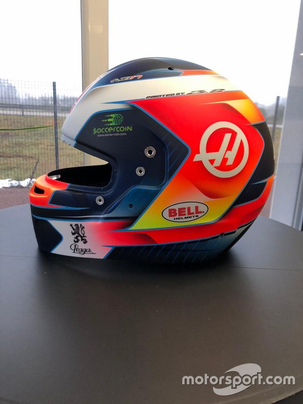 Шлем Ромена Грожана, Haas F1 Team