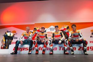 Mick Doohan, Alex Criville, Marc Márquez et Jorge Lorenzo, Repsol Honda Team