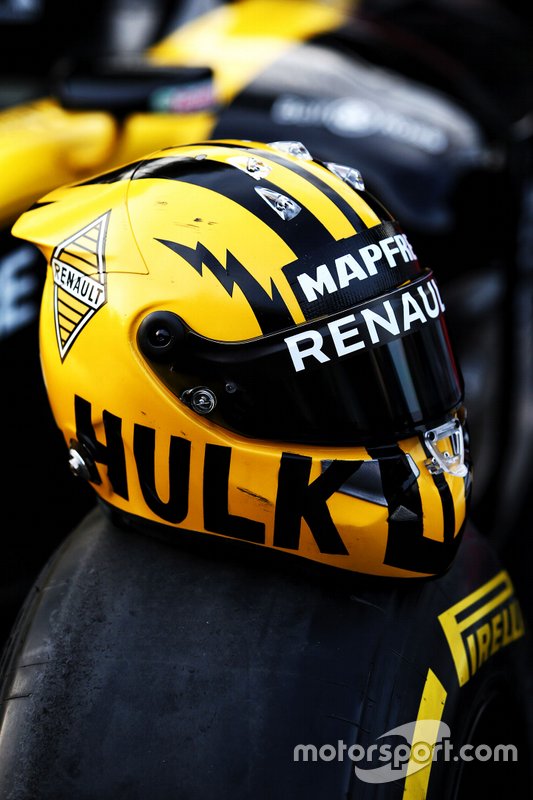 Nico Hulkenberg'in kask tasarımı, Renault F1 Team