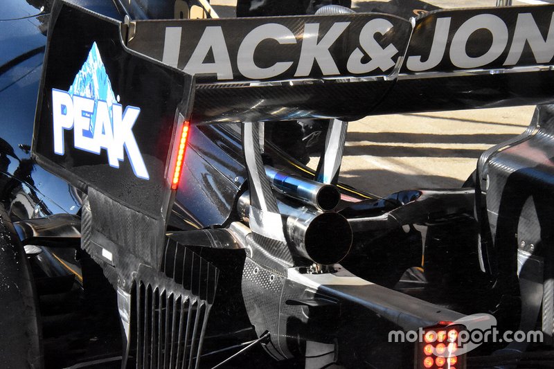 Detalle técnico de Haas F1