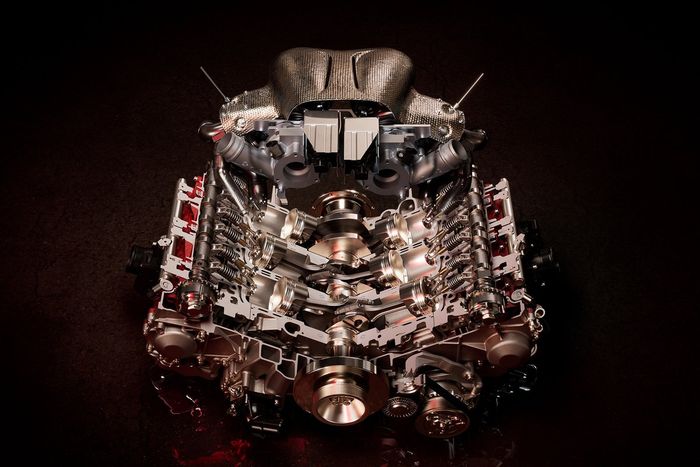 Motor del Ferrari 296 GT3