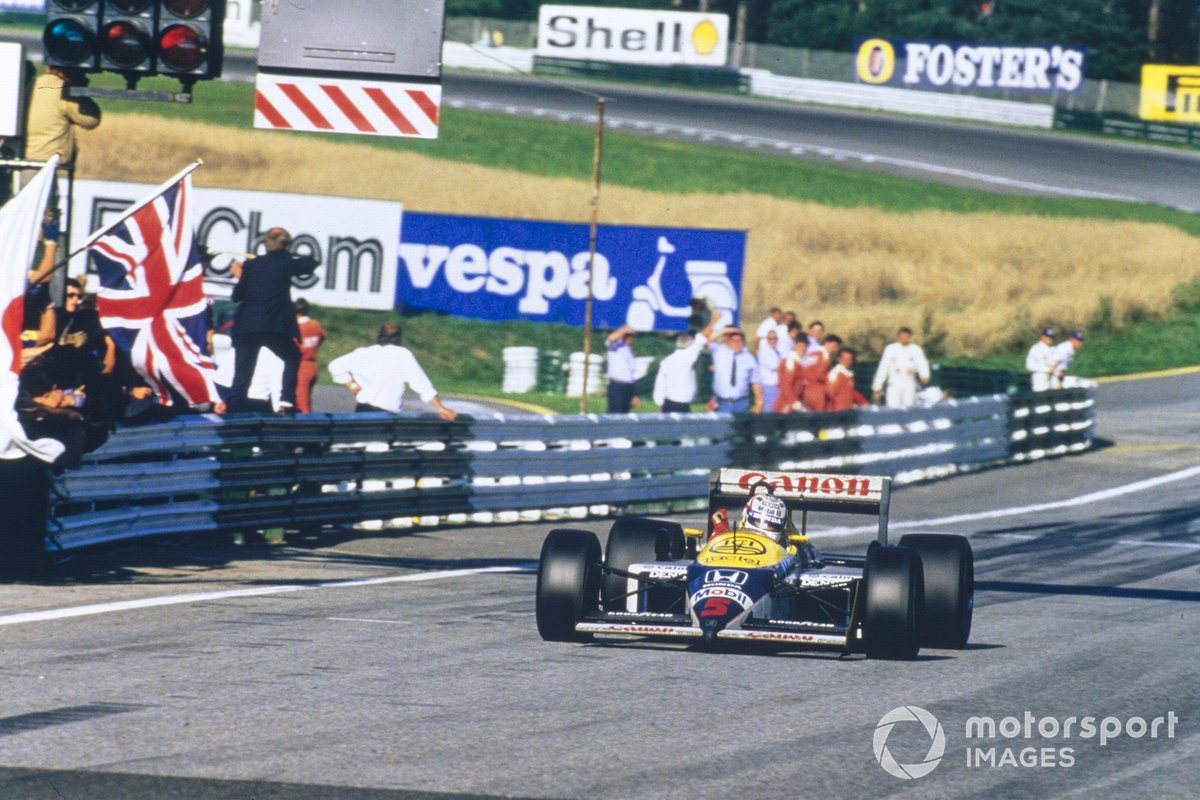 Ganador Nigel Mansell, Williams FW11B Honda