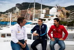 Alejandro Agag, Formula E CEO, CEO, Formula E Holdings. with Sébastien Buemi, Renault e.Dams, Lucas