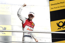 Podio: Ganador de la carrera Jamie Green, Audi Sport Team Rosberg, Audi RS 5 DTM