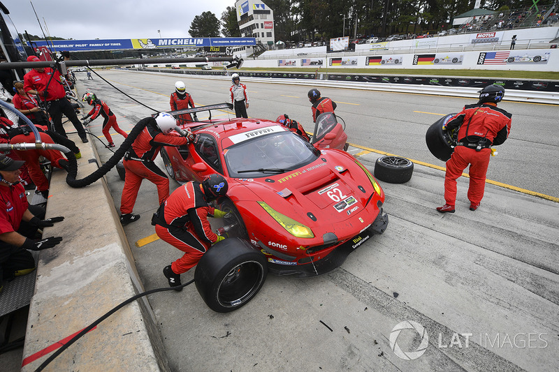#62 Risi Competizione Ferrari 488 GTE: Toni Vilander, Giancarlo Fisichella, Alessandro Pier Guidi