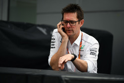 Andy Shovlin, ingeniero de Mercedes AMG F1