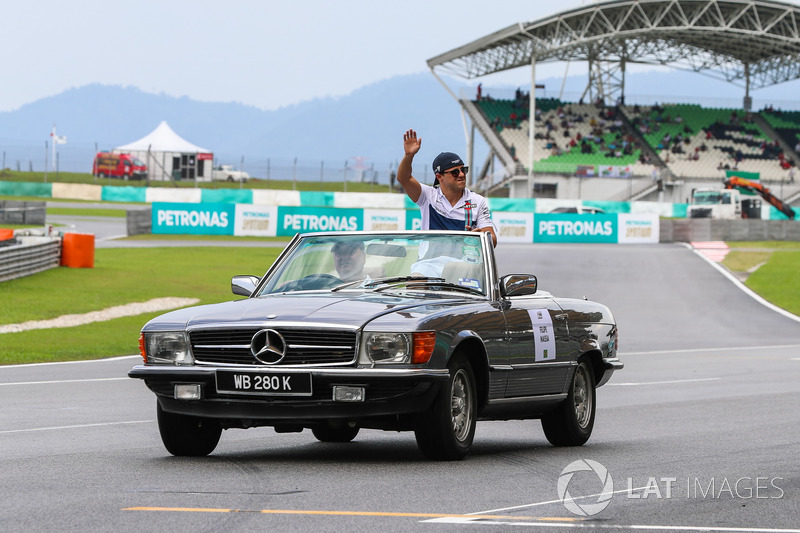 Felipe Massa, Williams on the drivers parade