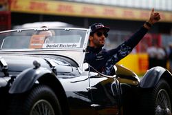 Daniel Ricciardo, Red Bull Racing, en el desfile de pilotos