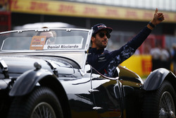 Daniel Ricciardo, Red Bull Racing, en el desfile de pilotos
