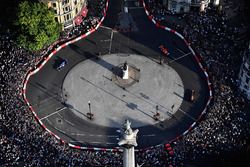 Una veduta aerea del F1 Live a Londra