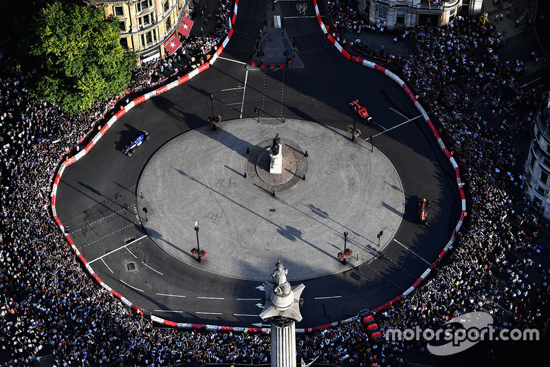 Foto udara F1 Live London