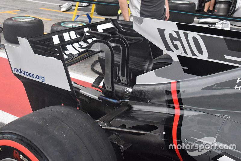 Aileron arrière de la Haas F1 Team VF-17