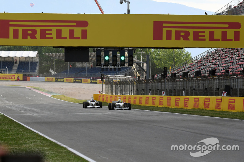 Zsolt Baumgartner, F1 Experiences 2-Seater driver and Patrick Friesacher, F1 Experiences 2-Seater driver
