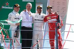 Podium: 1. Lewis Hamilton, Mercedes AMG F1, 2. Valtteri Bottas, Mercedes AMG F1, 3. Sebastian Vettel, Ferrari