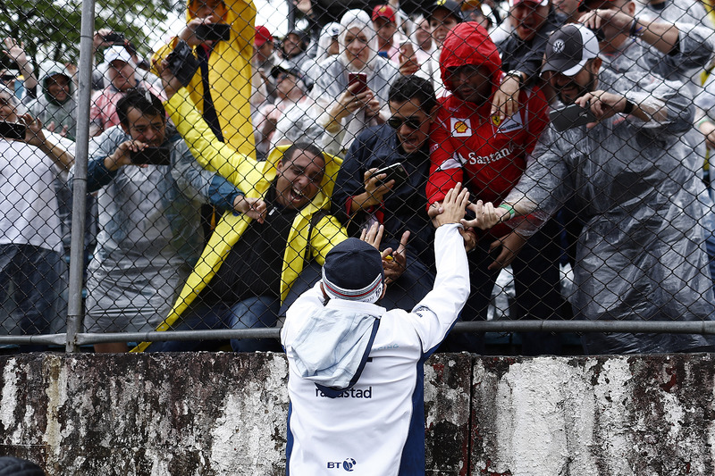 Felipe Massa, Williams, à la rencontre de ses fans