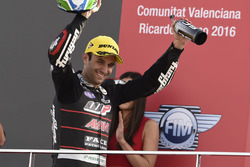 Podium : le vainqueur Johann Zarco, Ajo Motorsport
