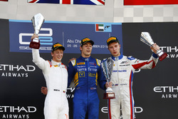 Podium: Race winner Alex Lynn, DAMS; second place Johnny Cecotto Jr., Rapax; third place Sergey Siro