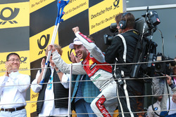 Podium: second place Mike Rockenfeller, Audi Sport Team Phoenix, Audi RS 5 DTM