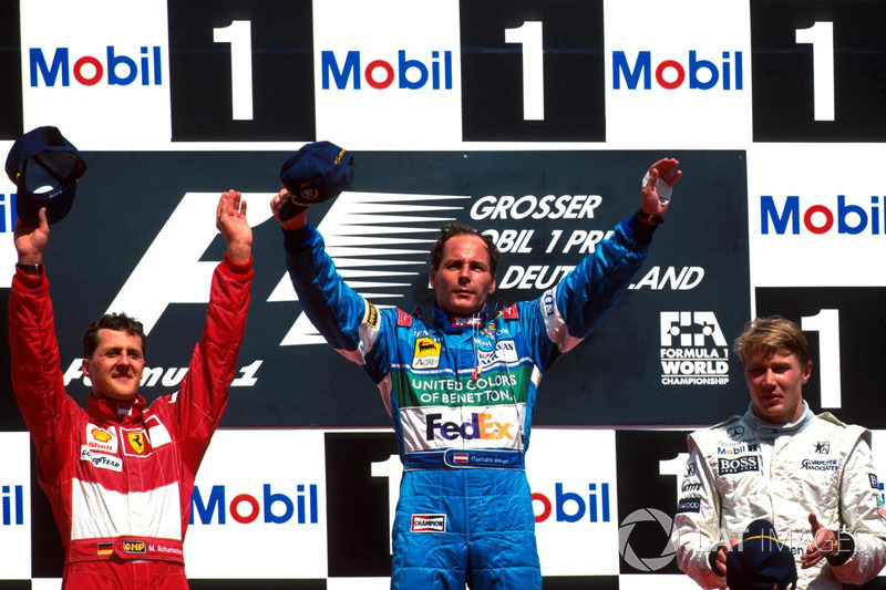 Podium: 1. Gerhard Berger, Benetton; 2. Michael Schumacher, Ferrari; 3. Mika Hakkinen, McLaren