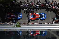 #66 Ford Chip Ganassi Racing Ford GT: Olivier Pla, Stefan Mücke, Billy Johnson, #67 Ford Chip Ganassi Racing Ford GT: Andy Priaulx, Harry Tincknell, Pipo Derani