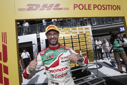 Pole position per Tiago Monteiro, Honda Racing Team JAS, Honda Civic WTCC