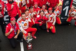 Race winner Fabian Coulthard, Team Penske Ford, second place Scott McLaughlin, Team Penske Ford