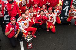 Race winner Fabian Coulthard, Team Penske Ford, second place Scott McLaughlin, Team Penske Ford