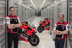 Chaz David and Marco Melandri, Ducati Team