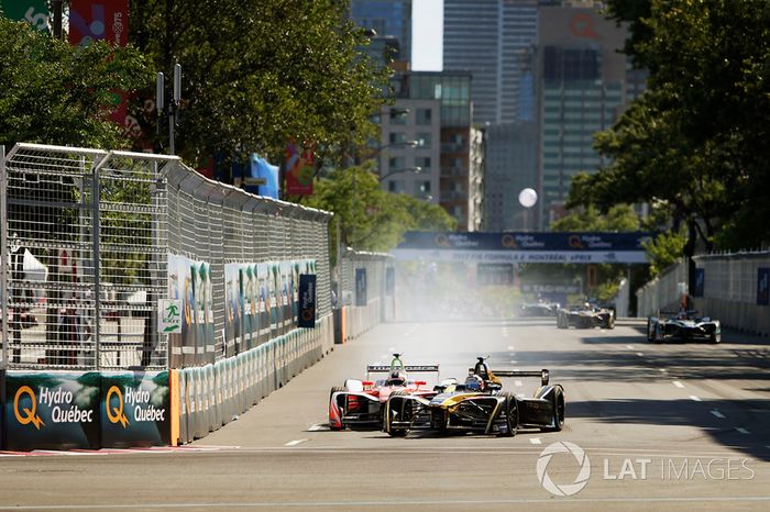 Felix Rosenqvist, Mahindra Racing, batalla con Stéphane Sarrazin, Techeetah