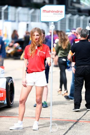 Mahindra Racing grid girl