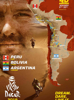 2018 Dakar route