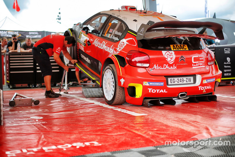 El coche de Kris Meeke, Paul Nagle, Citroën C3 WRC, Citroën World Rally Team