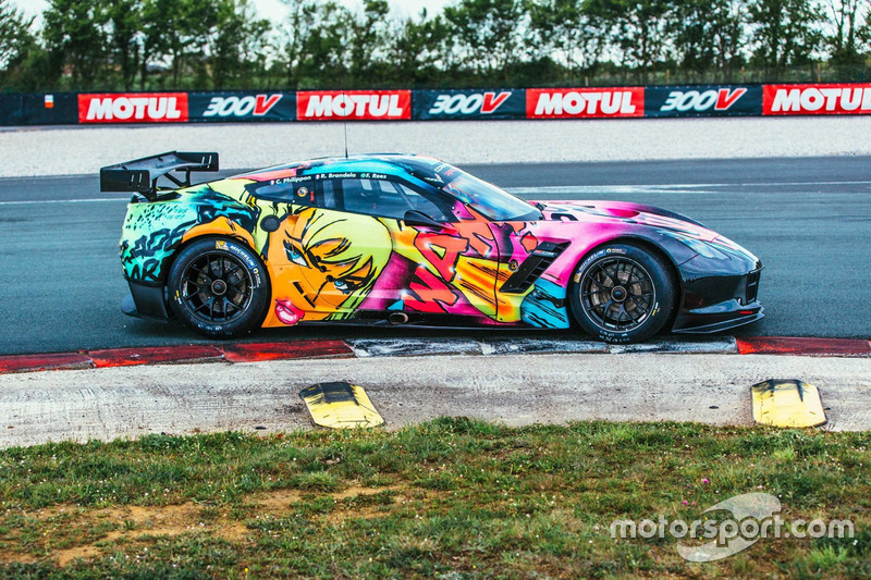 La livrée "Human" de la #50 Larbre Competition Chevrolet Corvette C7.R