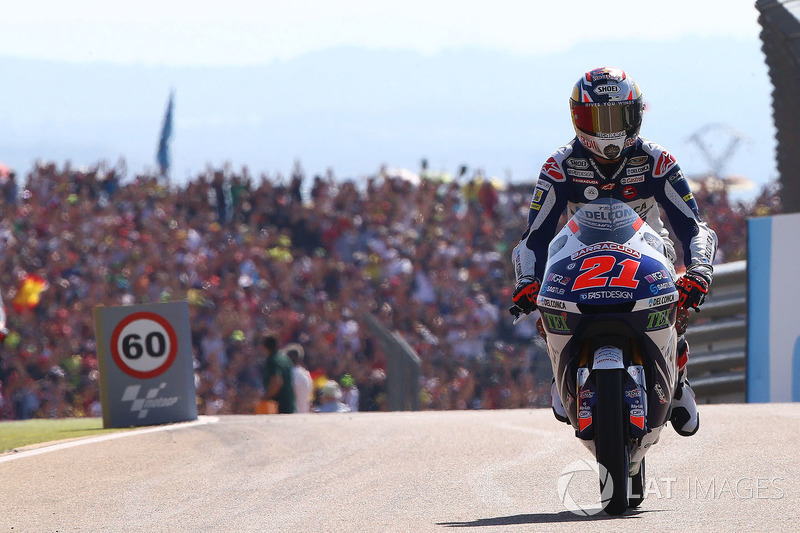 Second place Fabio Di Giannantonio, Del Conca Gresini Racing Moto3