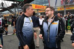 Mario Isola, Pirelli Sporting Director and Paul Hembery, Pirelli Motorsport Director