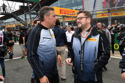 Mario Isola, Pirelli Sporting Director and Paul Hembery, Pirelli Motorsport Director
