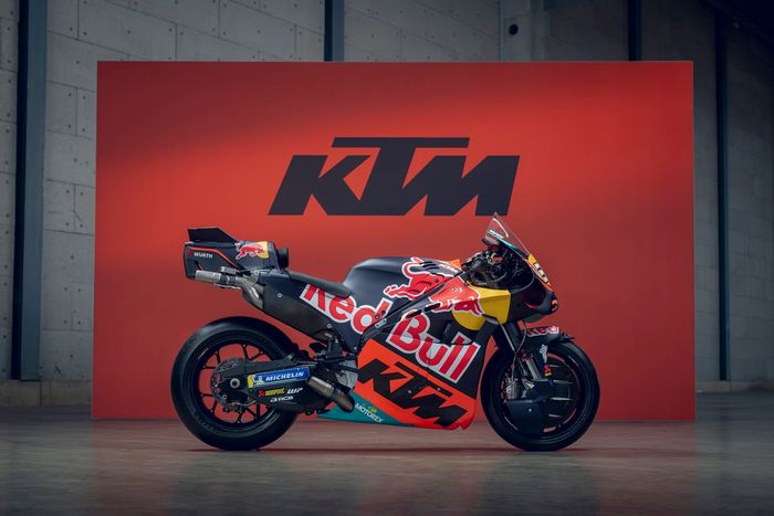 Livery Tim Balap Pabrik Red Bull KTM
