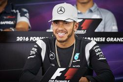 Lewis Hamilton, Mercedes AMG F1, en conférence de presse FIA